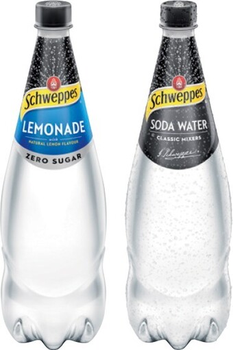 IGA Schweppes mixers 1.1 litre selected varieties offer