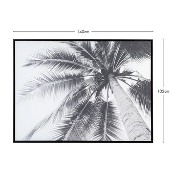 Pillow Talk Shady palms framed canvas wall art by m.u.s.e. offer