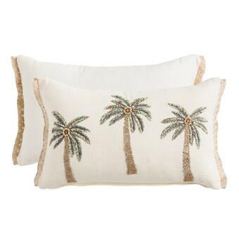 Pillow Talk Benoa feather cushion by m.u.s.e. offer