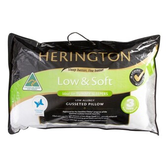 Pillow Talk Low soft gusseted pillow by herington offer