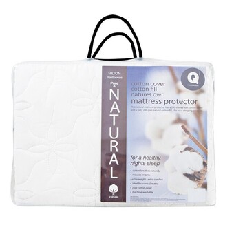 Pillow Talk Penthouse cotton mattress protector by hilton offer