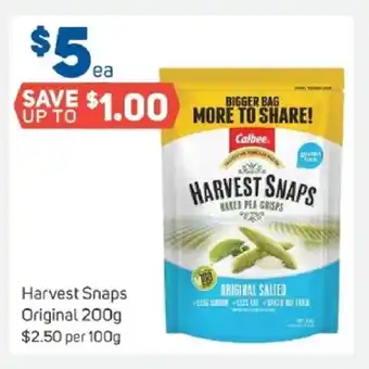 Foodland Harvest Snaps Original 200g offer
