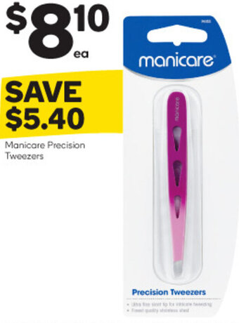 Woolworths Manicare Precision Tweezers offer