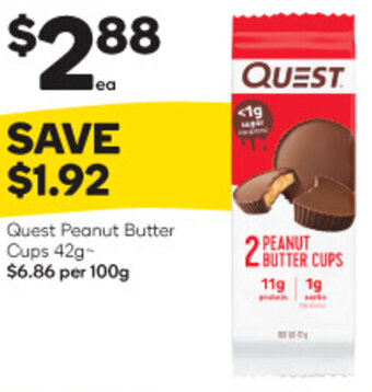 Quest Peanut Butter Cups 42g-