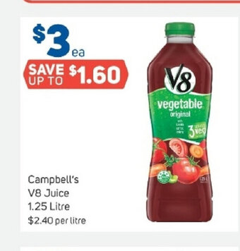 Campbell's V8 Juice 1,25 Litre