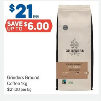 Foodland Grinders Ground Coffee 1kg offer