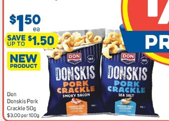 Foodland Don Donskis Pork Crackle 50g offer