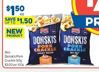 Foodland Don Donskis Pork Crackle 100g offer