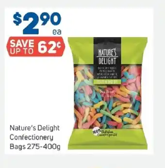 Foodland Nature's Delight Confectionery Bags 275-400g offer