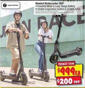 JB Hi-Fi Ninebot Kickscooter G65' offer