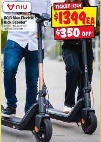 JB Hi-Fi KQi3 Max Electric Kick Scooter offer