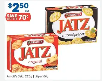 Foodland Arnott's Jatz 100g offer
