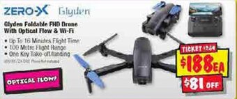JB Hi-Fi Glyden Foldable FHD Drone With Optical Flow & Wi-Fi offer