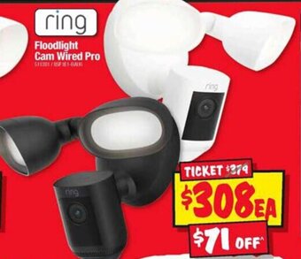 JB Hi-Fi Floodlight Cam Wired Pro offer