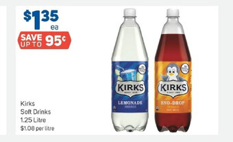 Foodland Kirks Soft Drinks 1,25 Litre offer