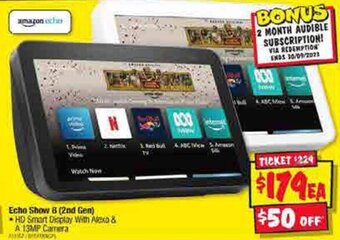 JB Hi-Fi Echo Show 8 (2nd Gen) offer