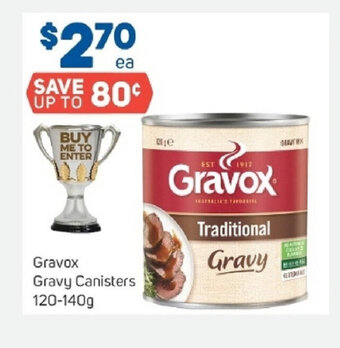 Foodland Gravox Gravy Canisters 120-140g offer