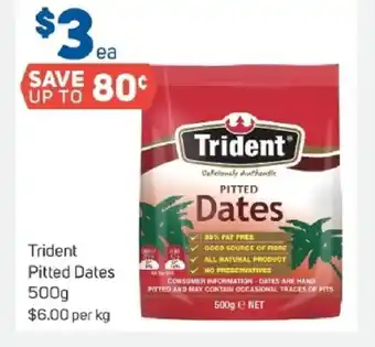 Trident Pitted Dates 1kg