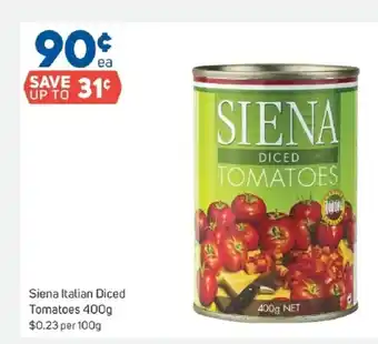 Foodland Siena Italian Diced Tomatoes 400g offer