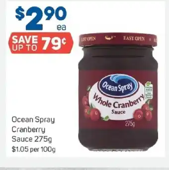Foodland Ocean Spray Cranberry Sauce 100g offer