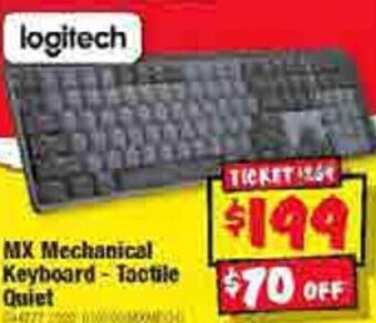 JB Hi-Fi MX Mechanical Keyboard-Tactile Quiet offer