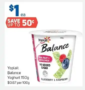 Yoplait Balance Yoghurt 100g