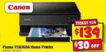 JB Hi-Fi Pixma TS6360A Home Printer offer
