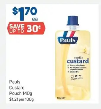 Foodland Pauls Custard Pouch 100g offer