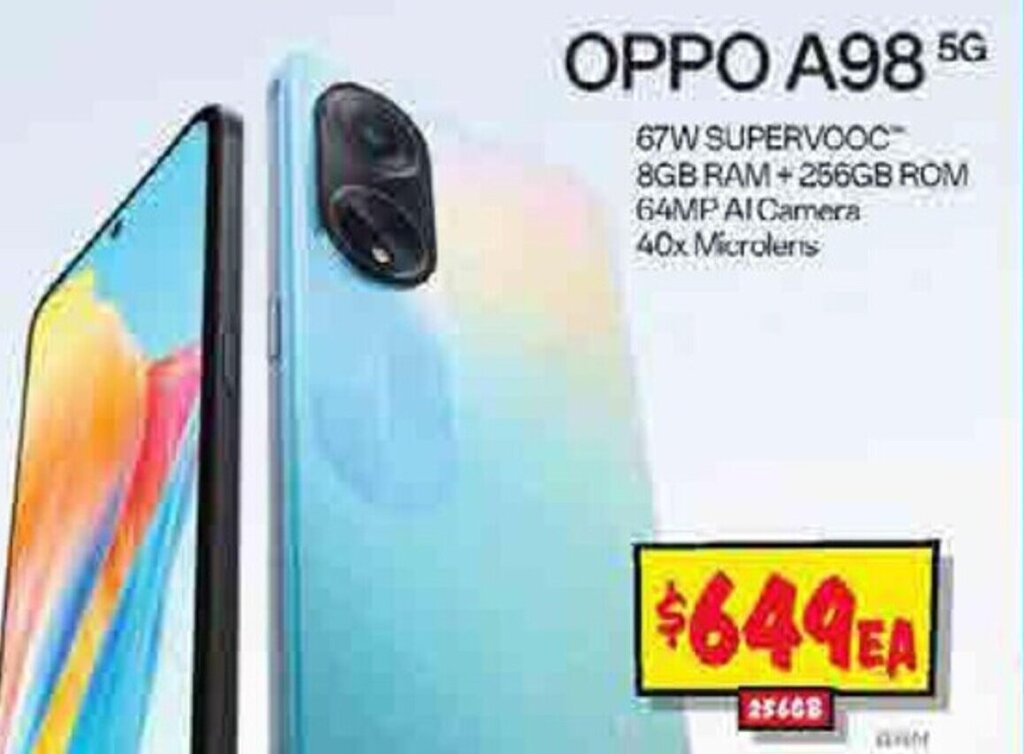 OPPO A98 5G offer at JB HiFi