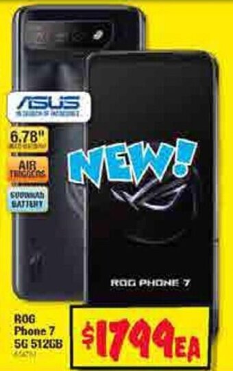 JB Hi-Fi ROG Phone 7 5G 512GB offer