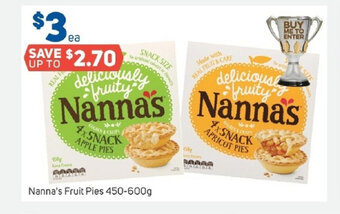 Foodland Nanna's Fruit Pies 450-600g offer
