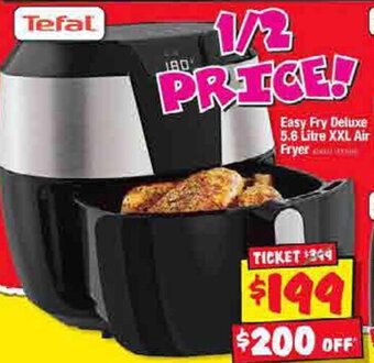 JB Hi-Fi Easy Fry Deluxe 5.6 Litre XXL Air Fryer offer