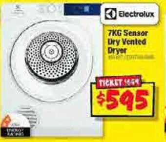 JB Hi-Fi 7KG Sensor Dry Vented Dryer offer