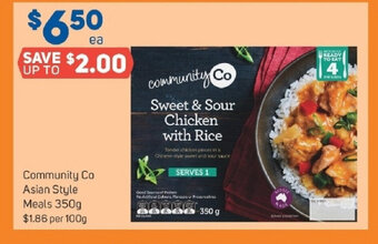 Foodland Community Co Asian Style Meals 350g offer