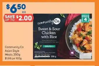 Foodland Community Co Asian Style Meals 100g offer