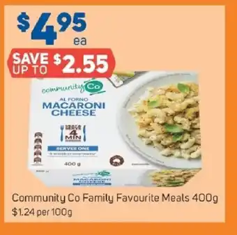 Foodland Community Co Family Favourite Meals 400g offer