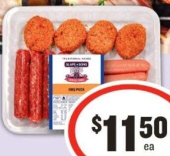 IGA Slape & Sons BBQ Pack 800g offer