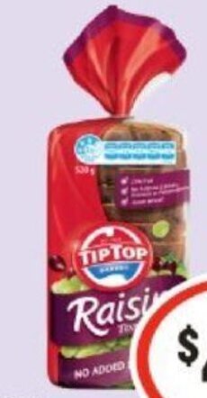 IGA Tip Top Raisin Toast 520g offer