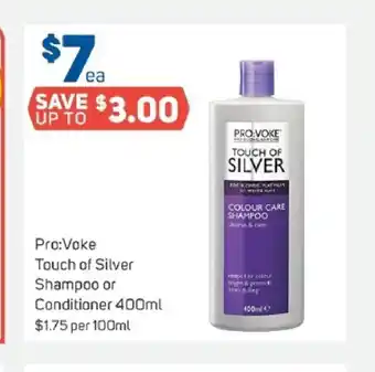 Foodland Pro:Voke Touch of Silver Shampoo or Conditioner 400ml offer