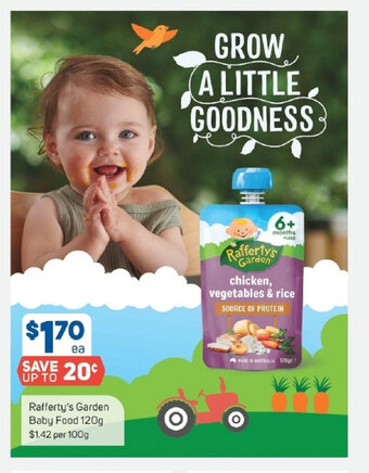 Rafferty's Garden Baby Food 100g