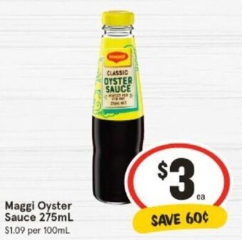IGA Maggi Oyster Sauce 275mL offer