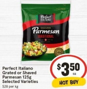 IGA Perfect Italiano Grated or Shaved Parmesan 125g Selected Varieties offer