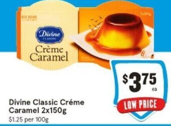 IGA Divine Classic Créme Caramel 2x150g offer