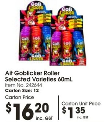 Campbells Wholesale Ait Goblicker Roller Selected Varieties 60mL offer