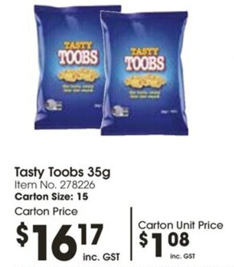Tasty Toobs 35g