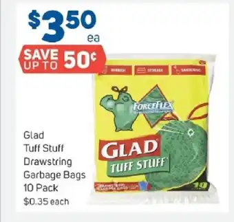 Glad Tuff Stuff Drawstring Garbage Bags 10 packs