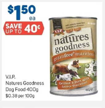 V.I.P Natures Goodness Dog Food 400g