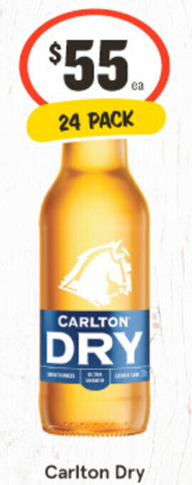 IGA Liquor Carlton Dry 24 PACK offer