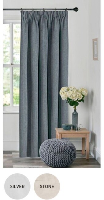 Spotlight Monte carlo blockout pencil pleat curtains offer