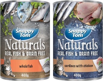 IGA Snappy tom naturals wet cat food 400g selected varieties offer